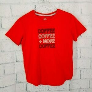 Authentic American Heritage Graphic Coffee Tee.